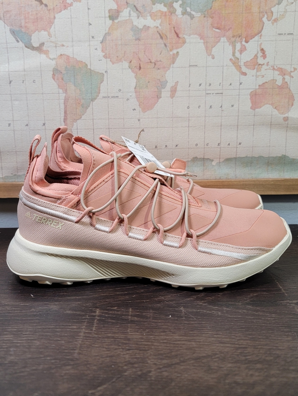 BRAND NEW Adidas Terrex Voyager 21 Canvas Travel 'Halo Blush' Woman's Size 9.5